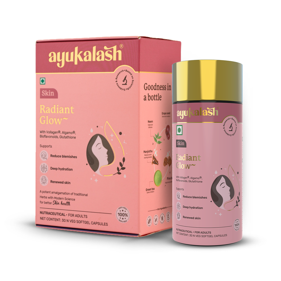 Focused Front Shot of Skin Care Radiant Glow