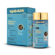 Focused Front Shot of Vigour and Vitality Box