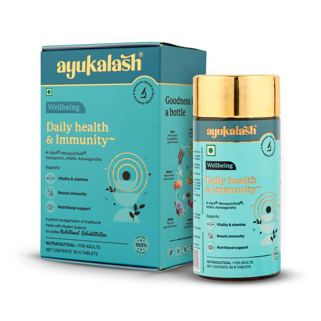 Focused Front shot of Daily health & Immunity box