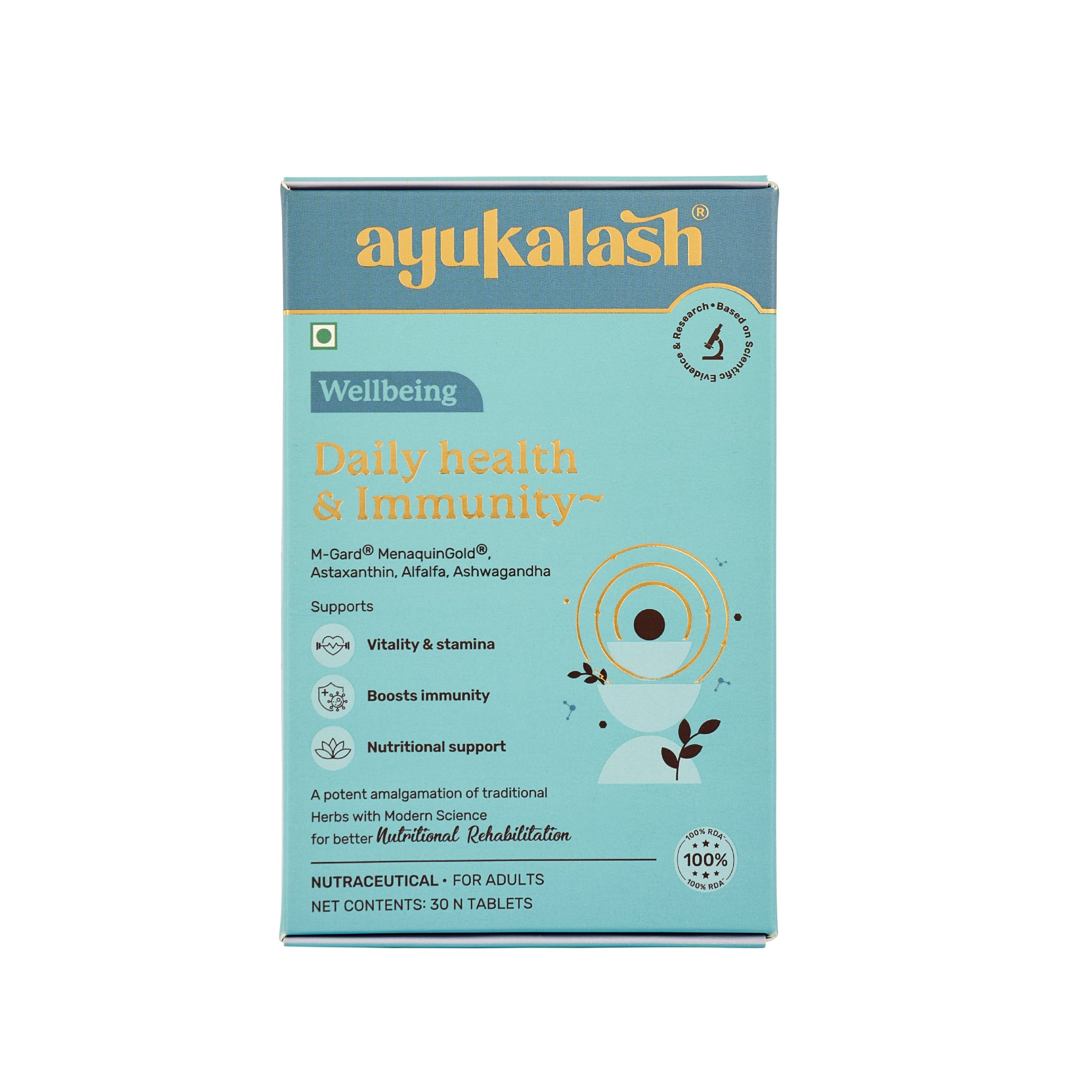 Front shot of Daily health & Immunity Box